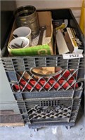CRATES OF MISC, DIE GRINDERS, AIR WRENCHES, MISC,