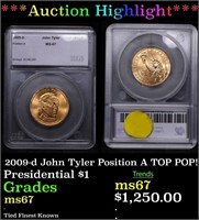 ***Auction Highlight*** 2009-d John Tyler Position