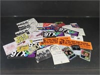 Rock Music Concert Keepsakes and Stickers