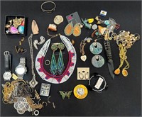 N - MIXED LOT OF COSTUME JEWELRY (J11)