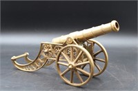12" SOLID TABLETOP BRASS CANNON MODEL