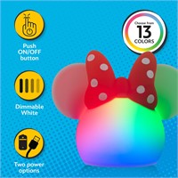 Disney Minnie Mouse Color Changing LED Night Light