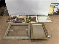 Antique Frames, Prints, Mirror