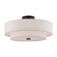 Livex Lighting Claremont 4 - Light Semi-Flush Moun