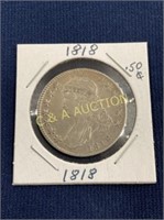 1818 50C CAPPED BUST
