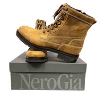 Men's Nero Giardini Suede Mid High Boots U.S Size