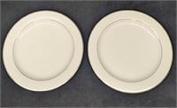 2 Retired Arctic Gold By Noritake Fine China Dinne