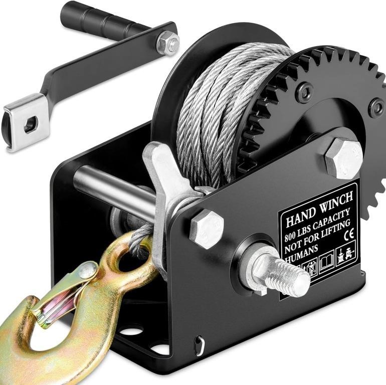 Boat Trailer Winch 800lbs/362kg Portable Hand