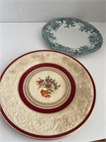 2 Antique Plates-Chips to Both