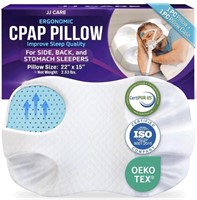 JJ CARE CPAP Pillows with Pillowcase - Pack of 1