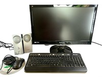 24” Viewsonic Monitor, Microsoft keyboard and