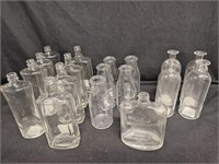 Glass Craft Bottles or Vases Various Sizes