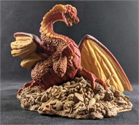 Enchantica Dragon Figure 'Autumn Dragon' With COA