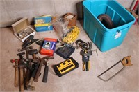 LARGE LOT OF HAND TOOLS ETC