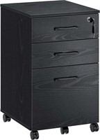 Rolanstar File Cabinet 3 Drawers with 1 Lock