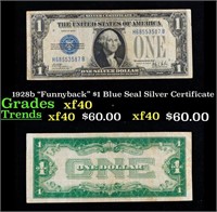 1928b "Funnyback" $1 Blue Seal Silver Certificate