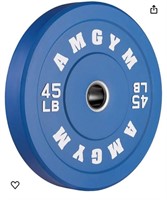 Single Olympic Bumper Weights Plate 45 lbs