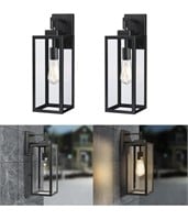 2 Pack Outdoor Wall Lantern 18 Inch