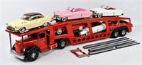 Fred T Smith Miller L Mack Auto Transporter w Cars