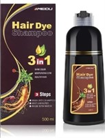 Meidu 3in1 hair dye shampoo in Coffee color