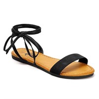 Trary lace up Sandal for Women Black SIZE : 05