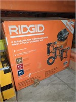 Ridgid 6 Gal Air Compressor & 3-Tool Combo