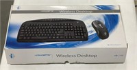 I Concepts wireless keyboard w/ mouse