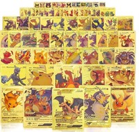 Pokémon reproduction Ultra Rare 55 PCS Gold Cards