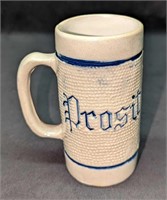 Vintage German Stoneware Prosit Mug