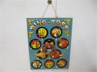 VINTAGE TIN, RING TOSS GAME