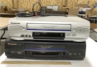 2 VHS players - Panasonic