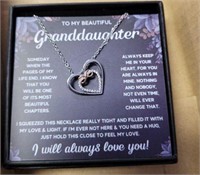 TO MY GRANDDAUGHTER COSTUME NECKLACE