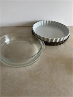 Lot f Assorted Pie Plates