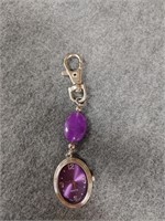 Vintage Avon Purple Pocket Watch