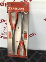 Set of 2 Crescent Long Nose Pliers New