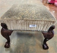 BALL AND CLAW OTTOMAN