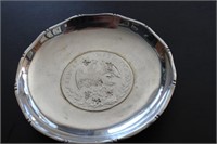STERLING SILVER COIN DISH