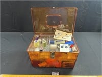 Sewing Box w/ Contents