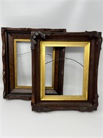 Pair of Vintage Wood Frames, as found
