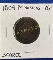 SCARCE 1804 P4 NO STERMS COIN