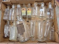 VINTAGE APOTHECARY AND SODA BOTTELS