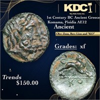 1st Century BC Ancient Greece Komama, Pisidia AE12