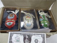 Set of 3 Egg Ornaments