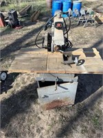 Delta Rockwell Miter Saw on Cabinet Stand