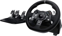 Logitech G920 Driving Force Racing Wheel and Floor