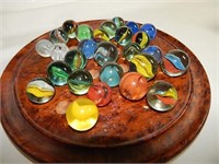 Lot of Vintage Cat Eye Shooter Marbles