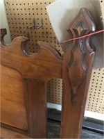 Wooden headboard frame twin