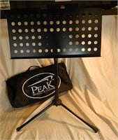 Peak Adjustable Music Stand With Case
