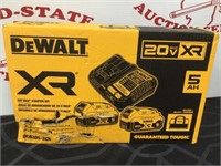 Dewalt XR 20v Max Starter Kit 5AH