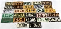 (27) Vintage Mini United States License Plates